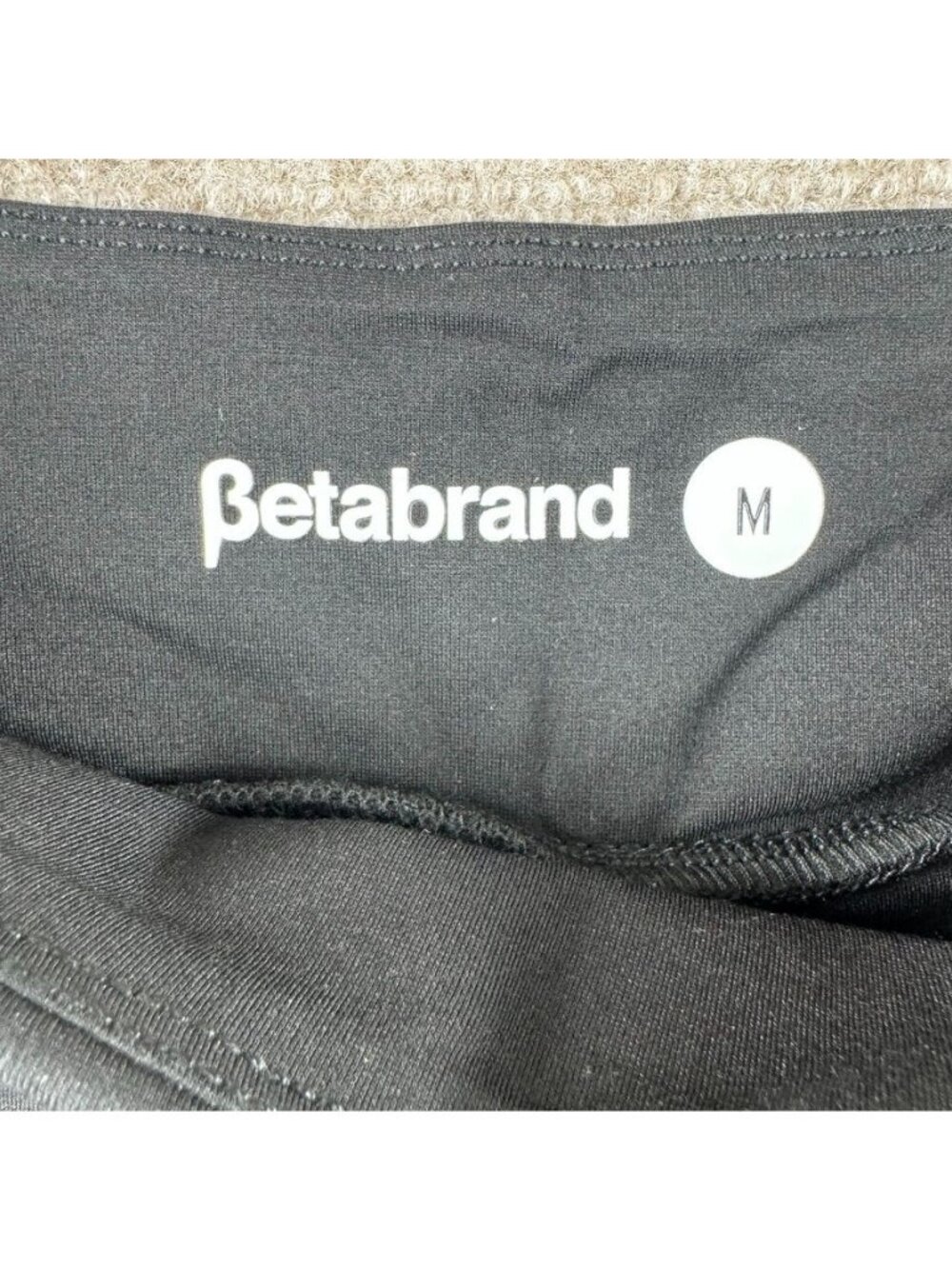 Betabrand Sassiest Pants Wrap Skirt M Black Ponte Knit Minimalist Corp Chic - Picture 8 of 15